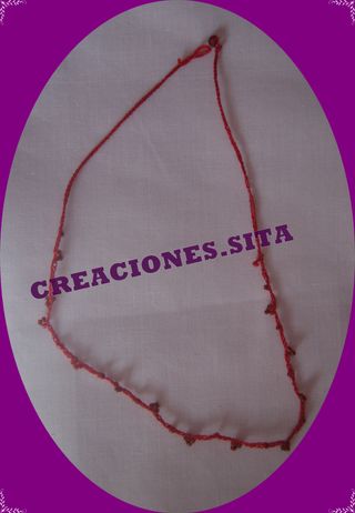 Collar de abalorios.