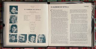 Box 3 Discos Vinilo El Barbero de Sevilla-Rossini