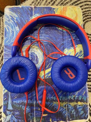 Auriculares JBL JR310 con cable y micrófono