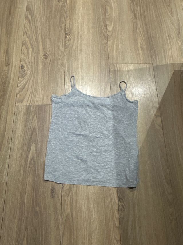 Camiseta tirantes gris Primark Talla XL