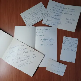 7 Postales de Gallarda Años 60 (Escritas)