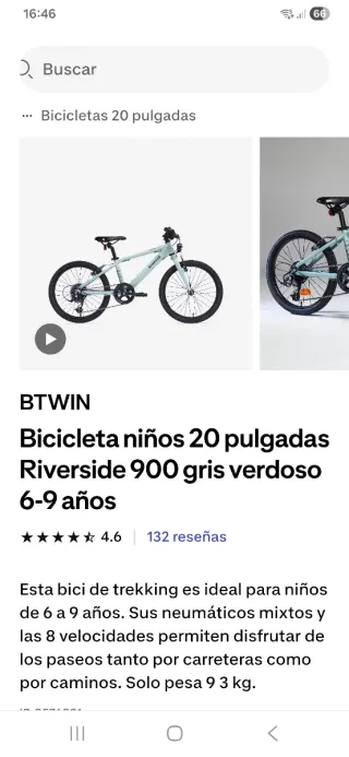 Bicicleta infantil RIVERSIDE 900
