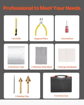 Saldatrice per Plastica Deluxe 100 W e Saldatore