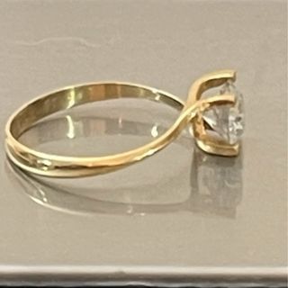 Anillo Oro 18K Diamante Natural 1.02ct F/I2