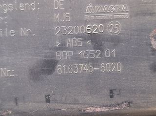 Guantera man 81637456020 tgx 35.xxx 102291