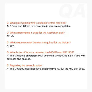 Macchina Saldatrice MIG Corrente 130A Saldatrice