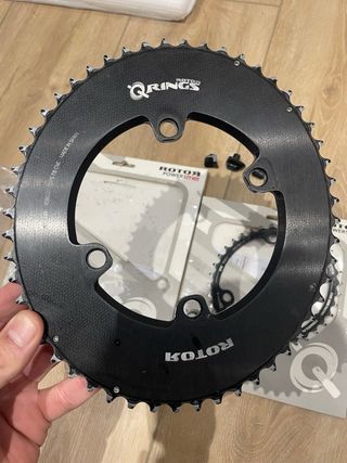 Platos Rotor Qrings 52/36 Oval con adaptador Ulteg