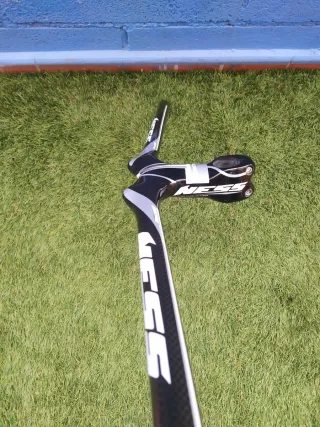 Manillar integrado CARBÓN NESS 700x90mm +6°. NUEVO