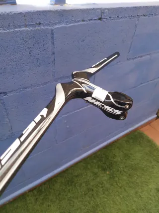 Manillar integrado CARBÓN NESS 700x90mm +6°. NUEVO