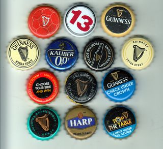 X13 Chapas CERVEZA GUINNESS IRLANDA raras lote 3L