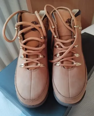 Botas Timberland Euro Rock Mid Hiker Beige