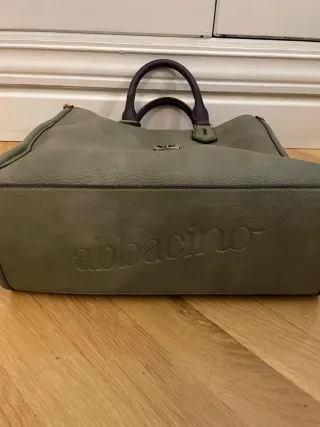 Bolso Abbacino gris verdoso y morado