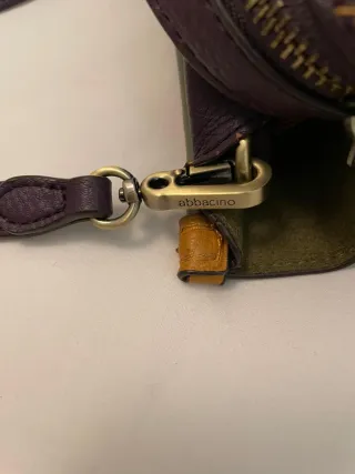 Bolso Abbacino gris verdoso y morado