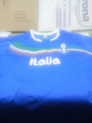 Maglietta Calcio Italia Blu