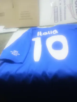 Maglietta Calcio Italia Blu