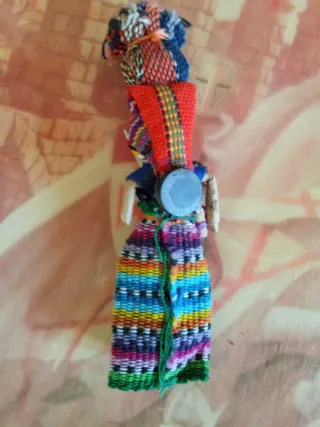 Imán Muñeca Artesanal con Bebé