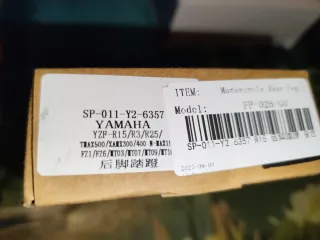 Estriberas Doradas Yahama Kawasaki