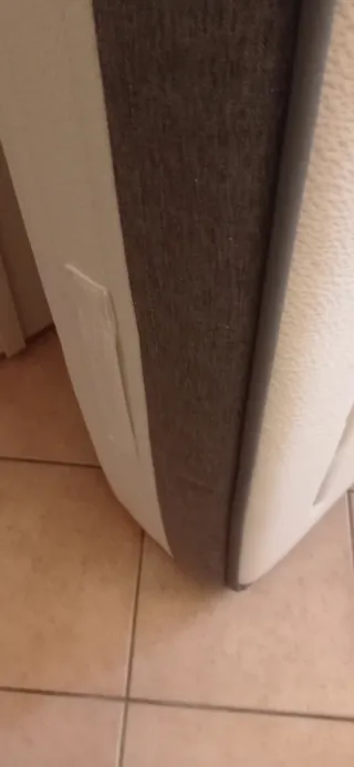 Materasso matrimoniale in tessuto