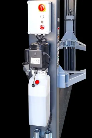 Elevador dos columnas taller mecánico de 4.000 kg