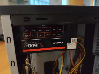 Caja Torre PC Sobremesa + Fuente 600W