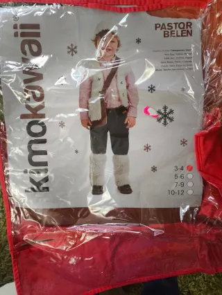 Disfraz Pastor Belén Talla 3-4