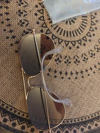 Gafas de sol Ray-Ban Aviator Marrón Dorado