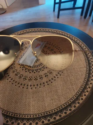 Gafas de sol Ray-Ban Aviator Marrón Dorado