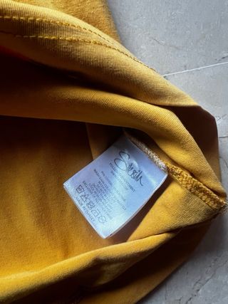 Camiseta SikSilk Hombre Amarilla