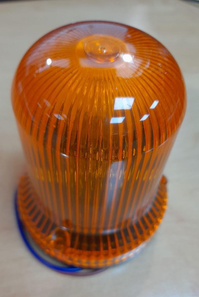 Minilamp Luz Intermitente IP55 Naranja 230v