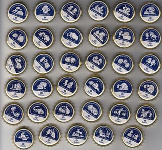 x35 Chapas CERVEZA ALEMANIA HERFORDER zodiaco