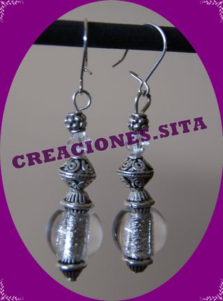 Pendientes abalorios