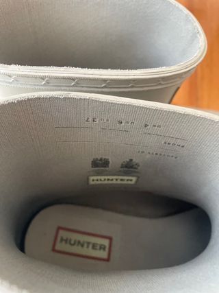 Botas de agua Hunter grises