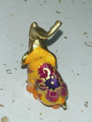 Elefantino portafortuna Fine porcelaine Sharon