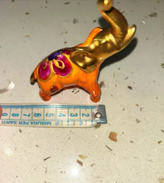 Elefantino portafortuna Fine porcelaine Sharon