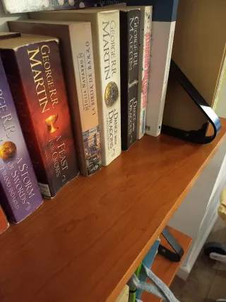 Juego de 5 Estanterías de pared Madera y Metal