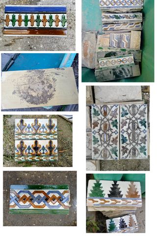 Azulejos antiguos Mensaque Rodríguez de Triana