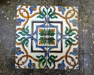 Azulejos antiguos Mensaque Rodríguez de Triana