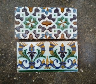 Azulejos antiguos Mensaque Rodríguez de Triana