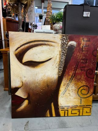 2 Cuadros Buda 80x80 cm