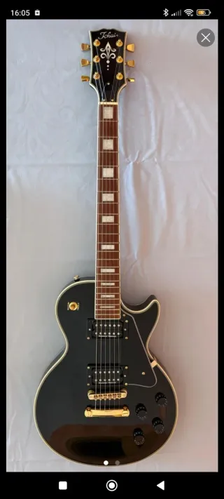 Tokai Les Paul Custom UALC62BB Negra