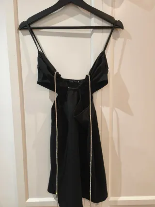 Vestido corto fiesta negro Talla S
