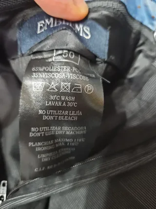 Traje gris hombre talla M