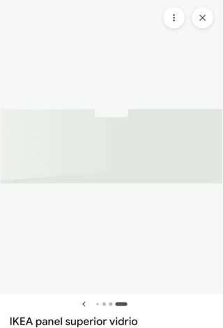 Panel superior vidrio IKEA (protector mueble tv)