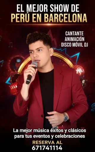 Cantante peruano para eventos
