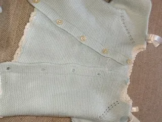 Conjunto bebé punto azul