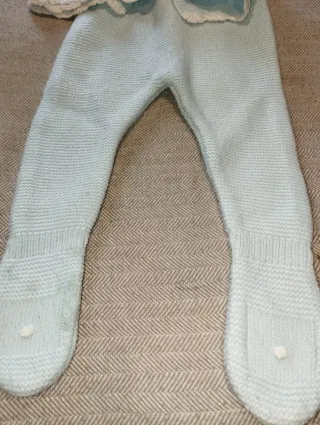 Conjunto bebé punto azul