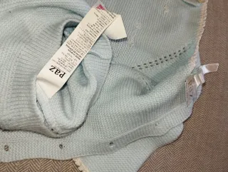 Conjunto bebé punto azul