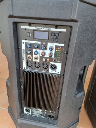 Altavoces Activos 15 Vonyx Negros VSA150S