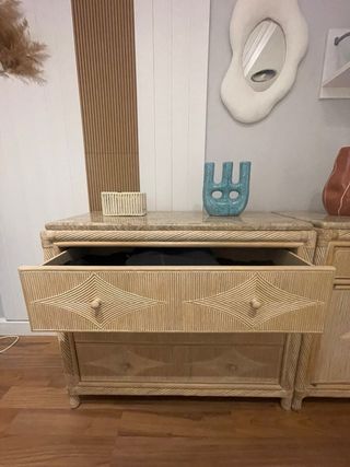 Cómoda vintage de madera