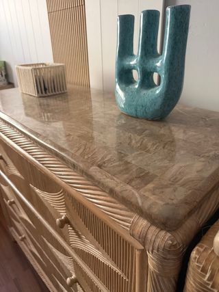 Cómoda vintage de madera